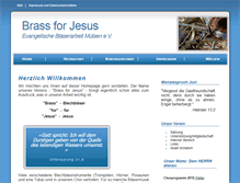 Tablet Screenshot of brass-for-jesus.de
